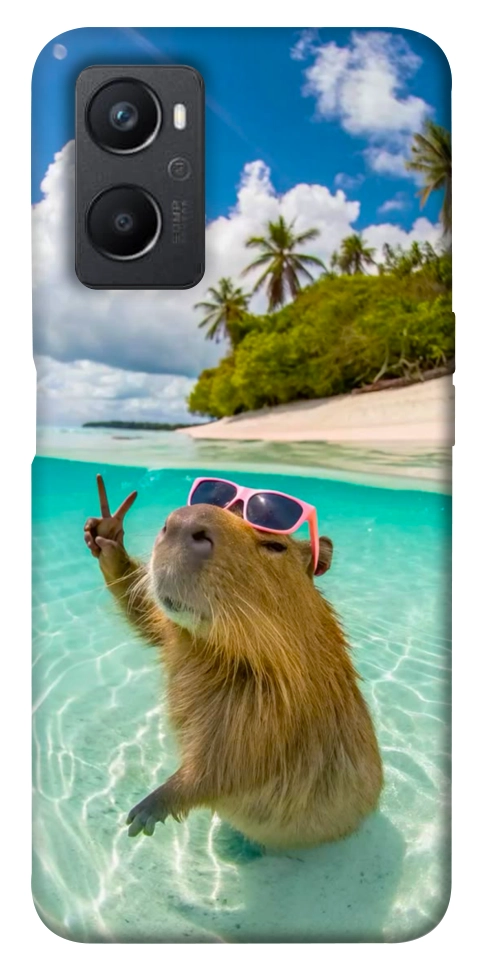 Чохол Сapybara vacation для Oppo A36
