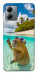 Чохол Сapybara vacation для Motorola Moto G14