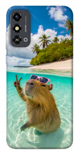 Чохол Сapybara vacation для ZTE Blade A53