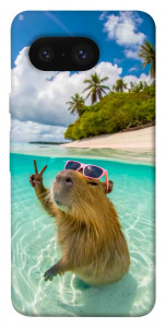 Чехол Сapybara vacation для Google Pixel 8