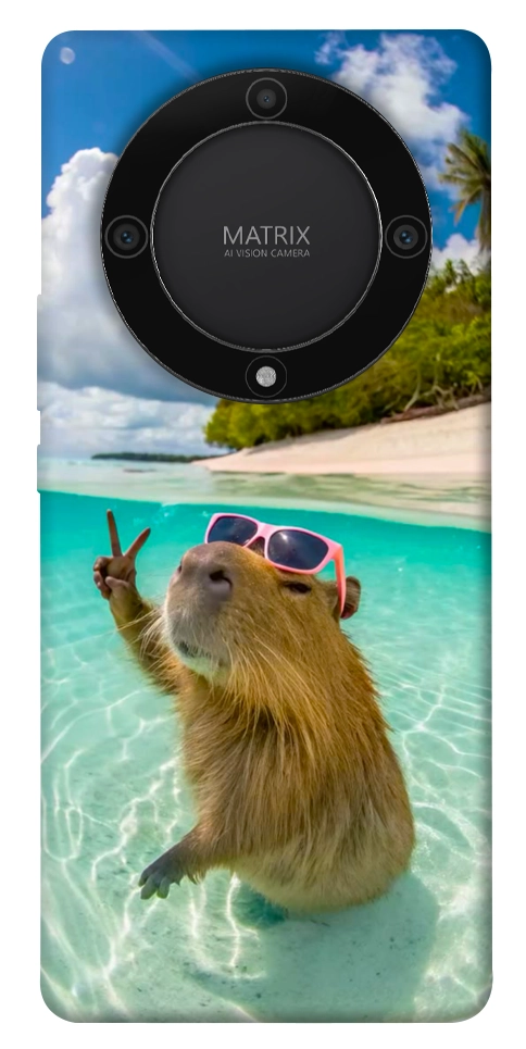 Чохол Сapybara vacation для Huawei Magic5 Lite