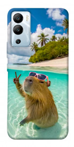 Чохол Сapybara vacation для Infinix Hot 12i