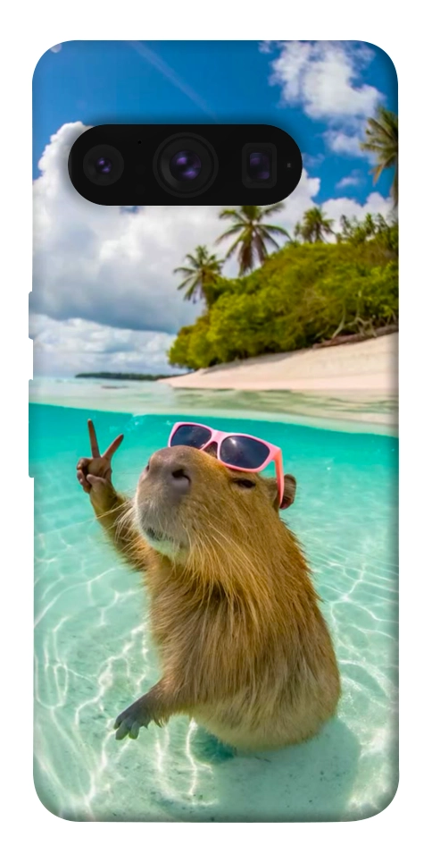 Чехол Сapybara vacation для Google Pixel 8 Pro