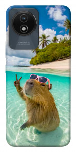 Чохол Сapybara vacation для Vivo Y02