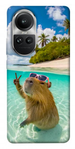 Чехол Сapybara vacation для Oppo Reno10 Pro