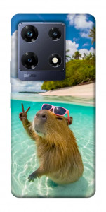 Чехол Сapybara vacation для Infinix Note 30 Pro NFC