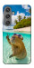 Чехол Сapybara vacation для Galaxy S24