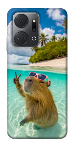 Чехол Сapybara vacation для Huawei Honor X7a
