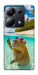 Чехол Сapybara vacation для Xiaomi Poco M6