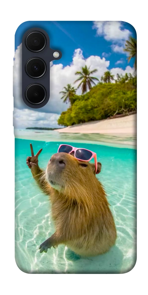Чехол Сapybara vacation для Galaxy A35