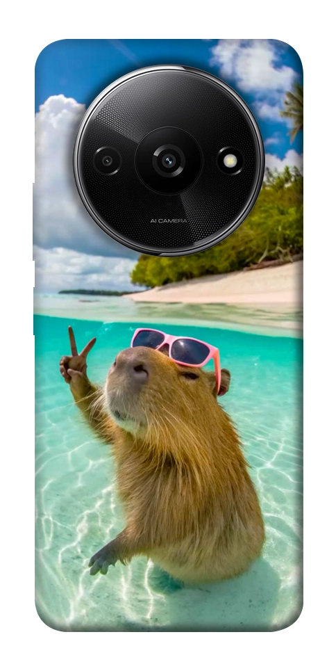 Чохол Сapybara vacation для Xiaomi Redmi A3