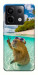 Чохол Сapybara vacation для Xiaomi Redmi Note 13 Pro 4G