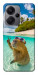 Чехол Сapybara vacation для Xiaomi Redmi Note 13 Pro+