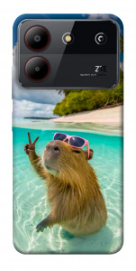 Чехол Сapybara vacation для ZTE Blade A54 4G