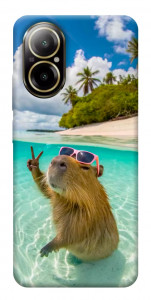 Чехол Сapybara vacation для Realme C67 4G