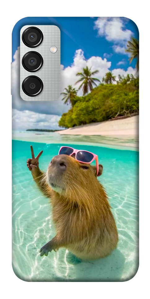 Чехол Сapybara vacation для Galaxy M15 5G