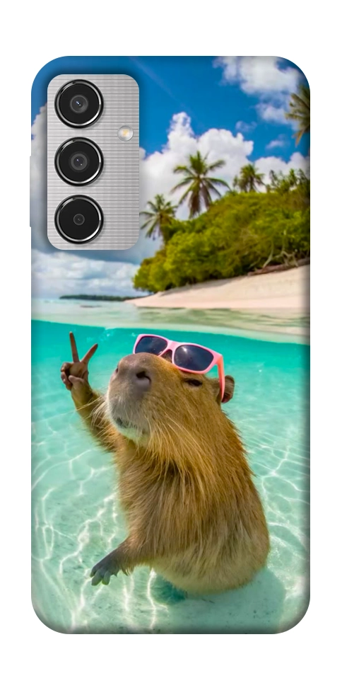 Чохол Сapybara vacation для Galaxy M35 5G