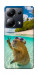 Чохол Сapybara vacation для Xiaomi Poco M6 Pro 4G
