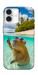 Чехол Сapybara vacation для iPhone 16