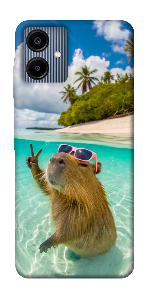 Чехол Сapybara vacation для Galaxy A06