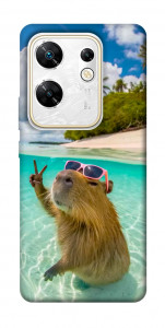 Чехол Сapybara vacation для Infinix Zero 30 4G