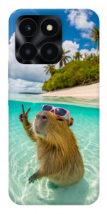 Чохол Сapybara vacation для Huawei Honor X6a