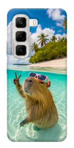 Чохол Сapybara vacation для Infinix Hot 50 4G