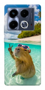 Чехол Сapybara vacation для Infinix Note 40 4G