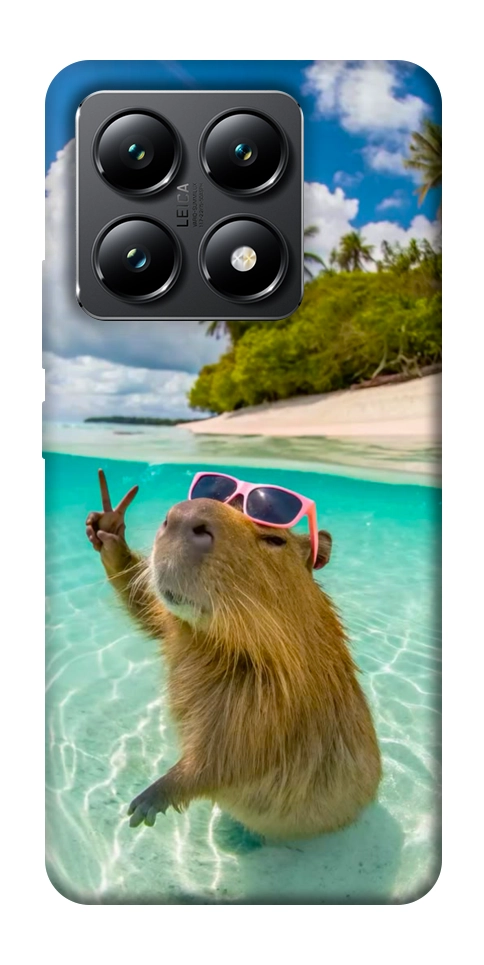 Чехол Сapybara vacation для Xiaomi 14T