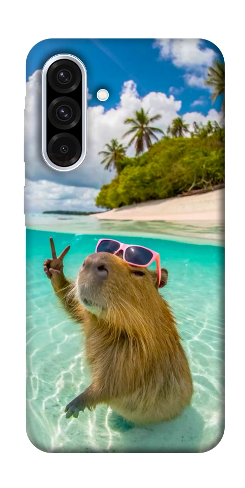 Чехол Сapybara vacation для Galaxy A36 5G
