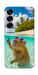 Чехол Сapybara vacation для Galaxy S25+