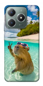 Чехол Сapybara vacation для Realme C61