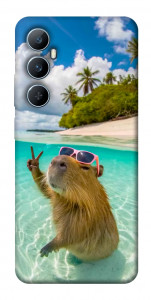 Чехол Сapybara vacation для Realme C65 4G