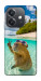 Чохол Сapybara vacation для Oppo А3х 4G