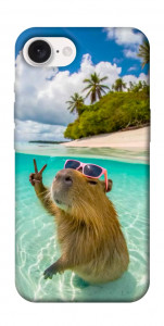 Чохол Сapybara vacation для iPhone 16e