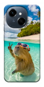 Чохол Сapybara vacation для TECNO Spark Go 1 (KL4)