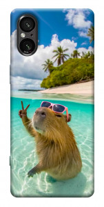 Чехол Сapybara vacation для Sony Xperia 5 V