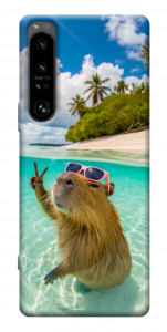 Чехол Сapybara vacation для Sony Xperia 1 IV