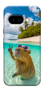 Чохол Сapybara vacation для Google Pixel 9a