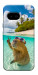 Чохол Сapybara vacation для Google Pixel 9a
