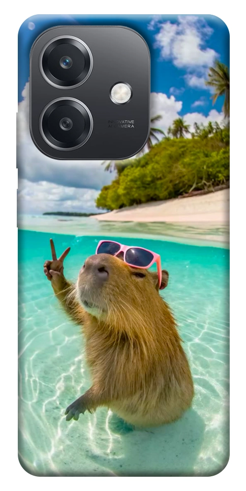 Чехол Сapybara vacation для Oppo A40m