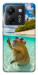 Чохол Сapybara vacation для Xiaomi Poco M7 Pro 5G