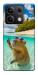Чехол Сapybara vacation для Xiaomi Redmi Note 13 5G