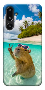 Чохол Сapybara vacation для Galaxy F16 5G