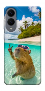 Чохол Сapybara vacation для Galaxy S25 Edge