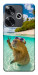 Чохол Сapybara vacation для Xiaomi Poco F6