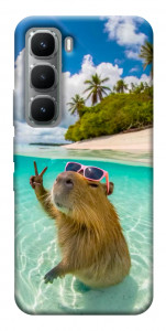 Чехол Сapybara vacation для Infinix Hot 60