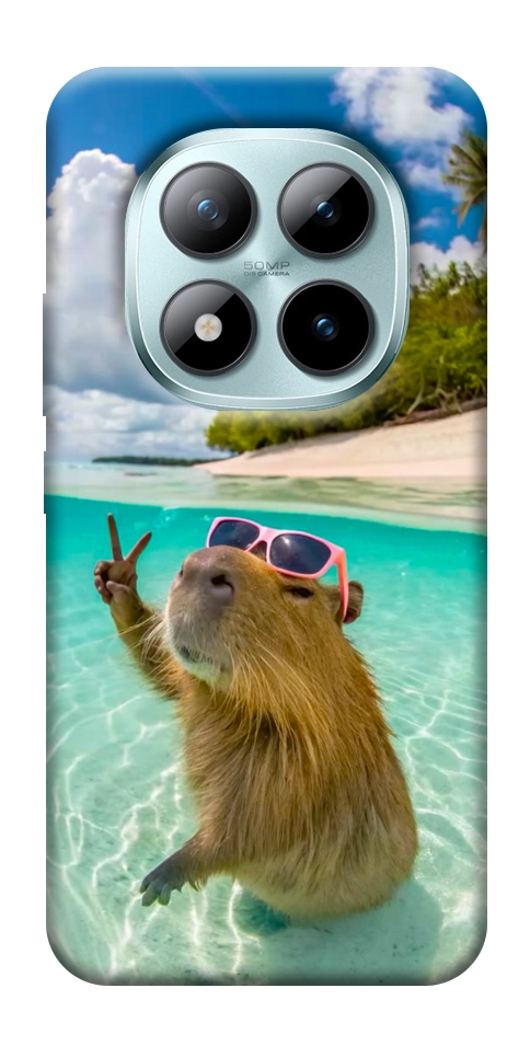 Чохол Сapybara vacation для Xiaomi Redmi Note 15 Pro+ 5G