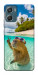 Чохол Сapybara vacation для Motorola Moto G06