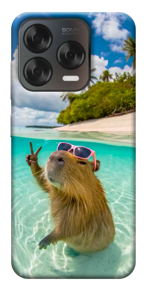 Чехол Сapybara vacation для ZTE Nubia V70 Design